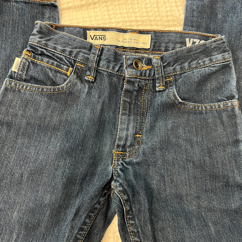 Vans Blue Slim Jeans with Classic Indigo Wash